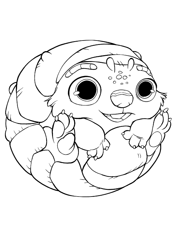 Coloring page Raya and the Last Dragon Small Tuk Tuk